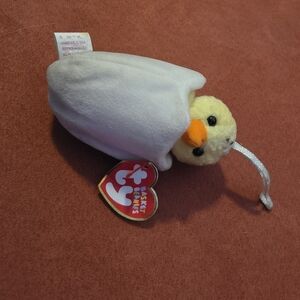 Ty Beanie Baby Eggbert with Yellow and White